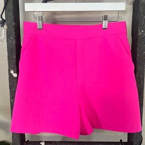 Hot pink shorts! Fabulous color.